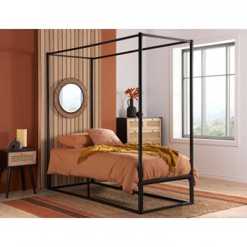 Birlea Farringdon 3ft Single Black Metal 4 Poster Bed Frame