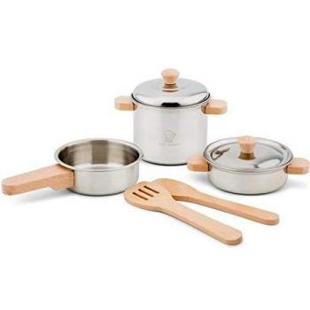 Casseroles multicolores en métal