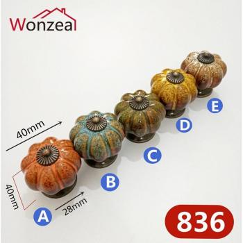Zinc Alloy Vintage Pumpkin Knobs