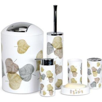 Kit de salle de bain ORR, 4 pièces, brosse de toilette, gobelet à dents, porte-savon