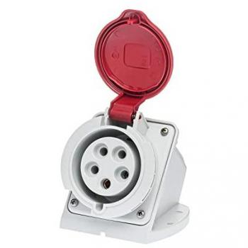 Base Enchufe Industrial Hembra IP44 32A 3P+N+T Baja Tensión 200/346-240/415V