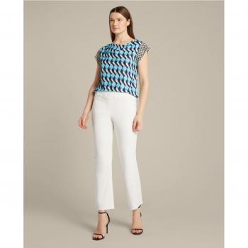 Pantalón de Mujer Spencer con Cintura Elástica de Elena Mirò