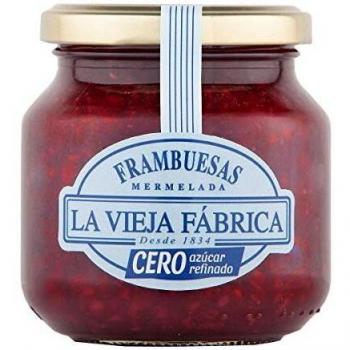 Mermelada de frambuesa La Vieja Fábrica 280 gr sin azúcares añadidos