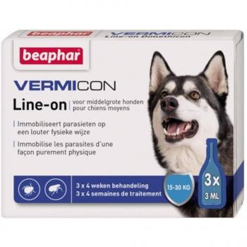 Beaphar Vermicon Traitement Antiparasitaire pour Chiens Moyens 3x3ml