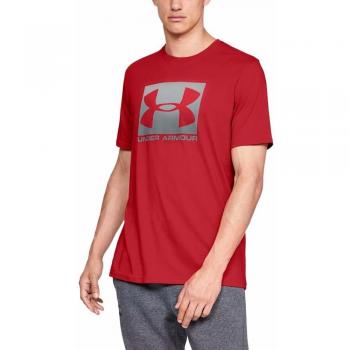 T-shirt Under Armour Rouge Manches Courtes Boxed
