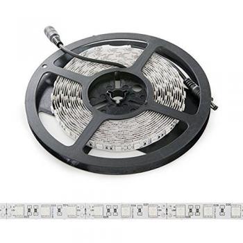 Tira LED 5M 300 LEDs SMD5050 60W 2.100Lm 12VDC IP65 Ultravioleta