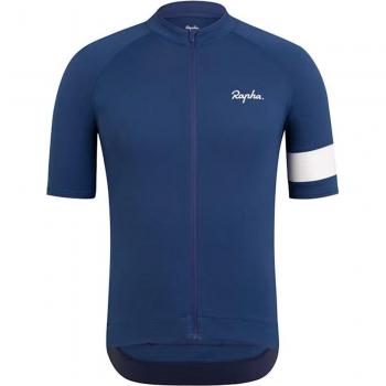 Rapha Core Short Sleeve Cycling Jersey – Navy Marl, Medium (Wheelbase)