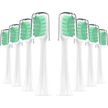 8PCS Healthy W-Shaped Brush Heads for Xiaomi Sonic Toothbrush
