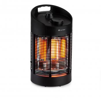 Blumfeldt Heat Guru 360 Mini Radiateur Infrarouge 700/350 W Oscillation Noir