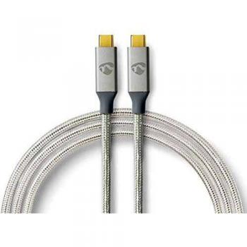 USB‑4 Gen 2x2 Gold‑Plated Maschio (2 m, 20 Gbps, 100 W) – Nedis N CCTB64020AL20