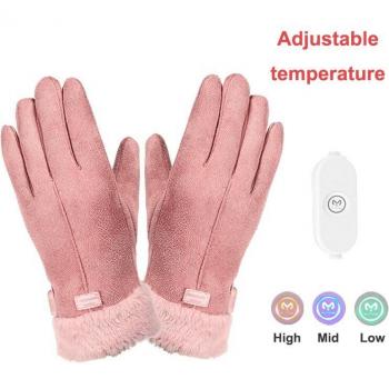 USB-geïntegreerde verwarmde handschoenen voor koude dagen