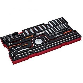 Kit de Llaves Vaso-Carraca Bahco Heavy