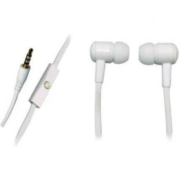 Microauricolari Sandberg 125‑63 Speakn Go, elegante bianco, cavo con mic