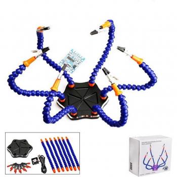 RC Hobby Soldering Station with 6 Helping Hands and Fan