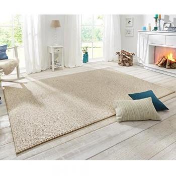 Teppich HANSE HOME Wolly 2 Gr. 13, beige (creme), B:80cm H:12mm L:300cm, Kunstfaser, Teppiche, Flachgewebe, Läufer, Skandi, Woll-Optik, Esszimmer, Wohnzimmer, Flur