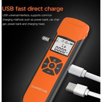 Lightweight USB Rechargeable Optical Power Meter 7 Wavelengths