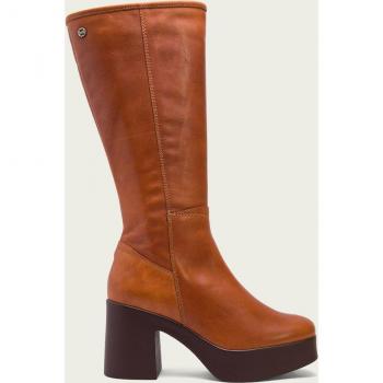 Botas de tacón de piel PORRONET con cremallera