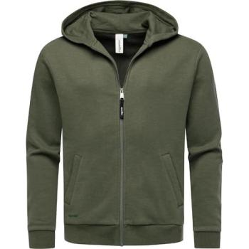 Herren Sweatjacke Natten in Oliv von Ragwear