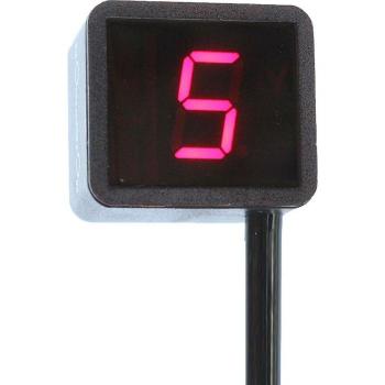 6-Gang Neutral Universal Motorrad/Fahrrad LED Getriebeanzeige + Schalthebel Magnet