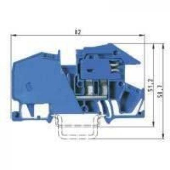 Neutralleiter‑Klemme Wieland WKF 10 NT/35, 35 mm Ø, 10 Stück – 4015573827738