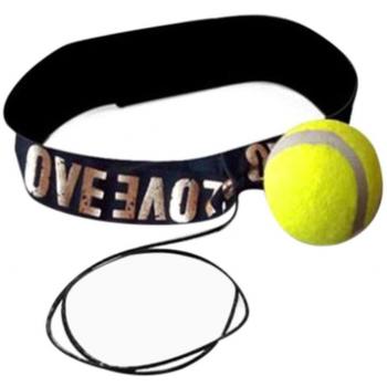 FEITONG Boxreflex Ball mit Kopfband – Gelb