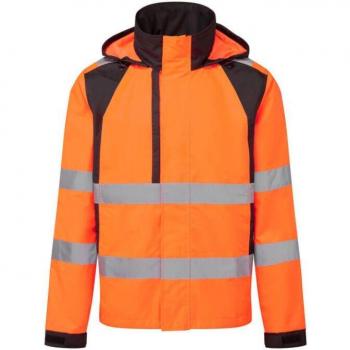 Portwest Veste Pluie Hi‑Vis Eco Taille XL Couleurs Orange-Noir
