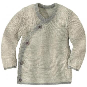 Disana 32511XX Melange-Jacke grau/natur (62/68)