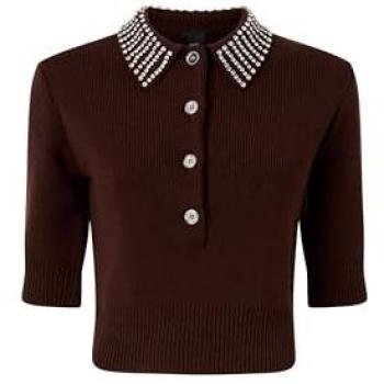 Polo PINKO Style Marron