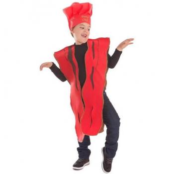 Disfraz de niño de bacon multicolor