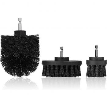 3-Piece Electric Drill Brush Tool Set for General Cleaning