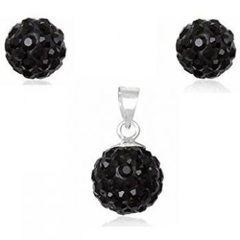 Multicolor Gemstone & Sterling Silver 925 Pendant and Earrings Collection