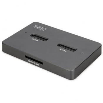 Station de transfert USB‑C 3.2 Gen2 pour SSD M.2 Duo – 4 To – Noir