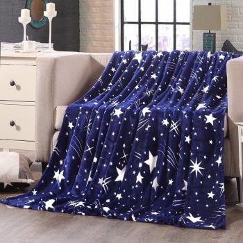 Portable Flannel Plaid Blanket