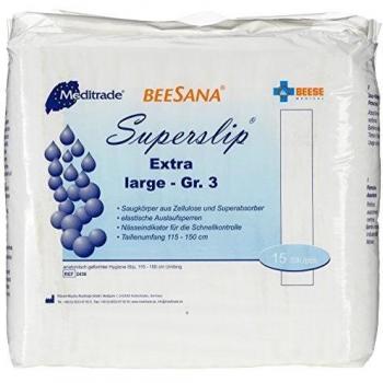 Meditrade Beesana Superslip Extra Large Größe 3, 1er Pack (15er)
