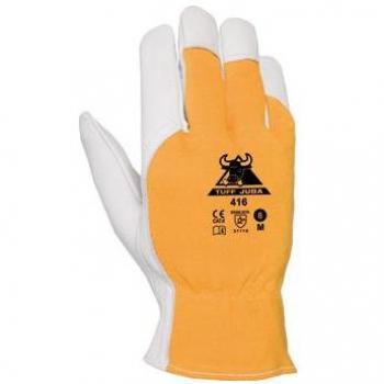 Guante de cuero cabra con dorso de algodón T9