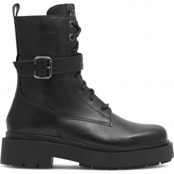 Schwarze Stiefel‑Schnürstiefeletten – Lasocki RST‑648‑01