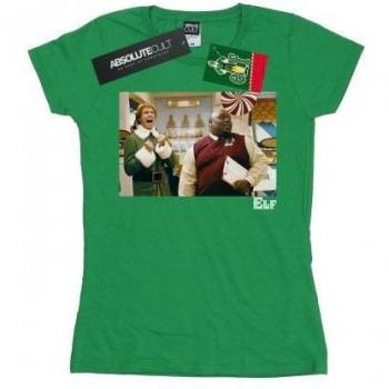 Women's Elf Christmas Cheer T-Shirt (Black)