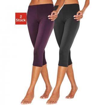 Pantalón de Pijama VIVANCE en Lila Neón y Negro