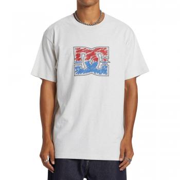 Dc Shoes Men's Star Inline T-Shirt White M