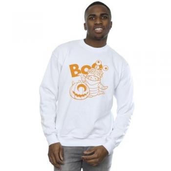 Monster AG Herren Hoodie “Boo” Halloween, Weiß