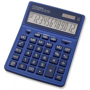 Calculadora de escritorio azul Citizen SDC-444XRNVE