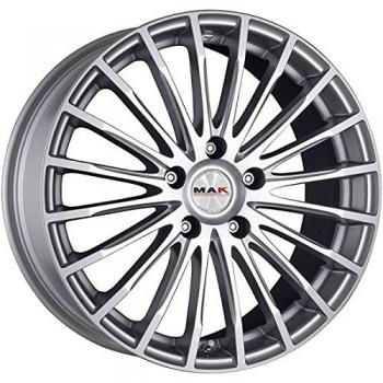 Cerchio in lega FATALE 7.5x17 5 fori 108 ET 45 Silver