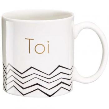 Tasse de Luxe Toi – DRAEGER BG, Céramique Blanche