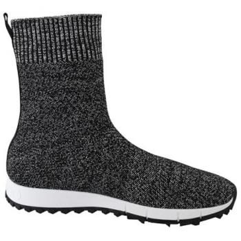 Jimmy Choo Black Lurex Mix Sneakers for Women