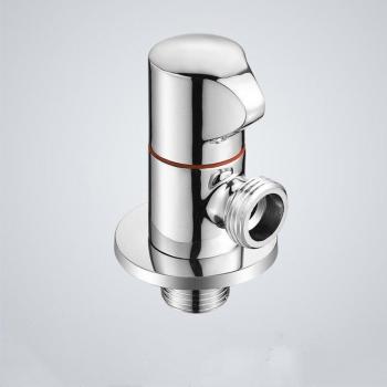 Robinet angle salle de bain LIUYUE – mélangeur froid noir, acier inox, accessoires G1/2