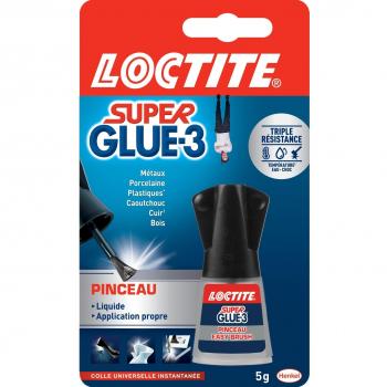 Colle Super Glue 3 LOCTITE Pinceau 5 g