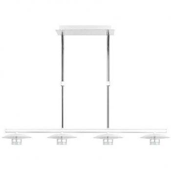 Lampara ciudad del cabo 4l 24w 4000k blanco/plata regx85x15 cm 1920 lm