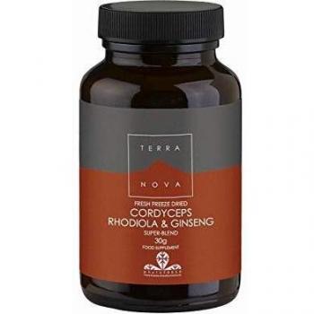 Terra Nova Complexe de Cordecyps, Rhodiola et Ginseng, 30g