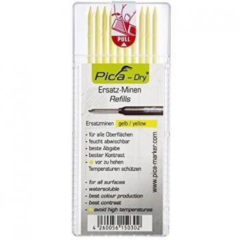 PICA SEC ensemble de 10 mines JAUNE