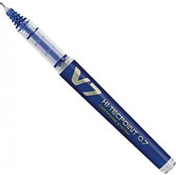 Bolígrafo Pilot V7 tinta líquida recargable azul
